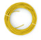 25 Feet (7.5 Meter) - Insulated Solid Copper THHN / THWN Wire - 14 AWG, Wire is Made in the USA, Residential, Commerical, Industrial, Grounding, Electrical rated for 600 Volts - In Yellow