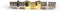 Gold Cable Extension Coupler for Coaxial Cables - 4 Pack - F81 (male to male) High Quality 3GHz Satellite, Cable TV, and Cable Internet Rated