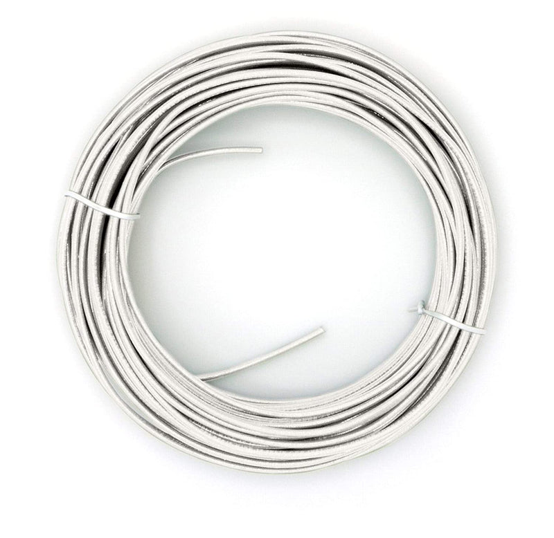 75 Feet (23 Meter) - Insulated Solid Copper THHN / THWN Wire - 10 AWG, Wire is Made in the USA, Residential, Commerical, Industrial, Grounding, Electrical rated for 600 Volts - In White