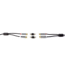 RCA Adapter, Male to Male Coupler, Extender, Barrel - Audio Video RCA Connectors, for Audio, Video, S/PDIF, Subwoofer, Phono, Composite, Component, and More - 4 Pack