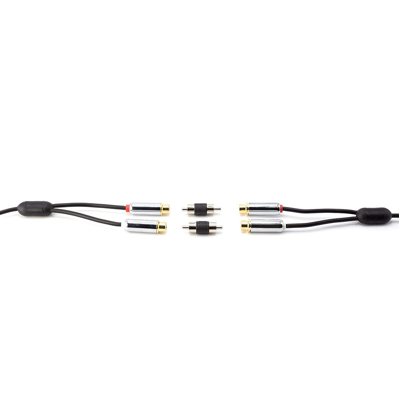 RCA Adapter, Male to Male Coupler, Extender, Barrel - Audio Video RCA Connectors, for Audio, Video, S/PDIF, Subwoofer, Phono, Composite, Component, and More - 4 Pack