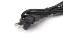 2 Prong AC Power Cord Cable |Polarized 15 Foot – Black|Satellite CATV PS3 + Xbox