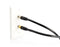 Coaxial Cable (Coax Cable) 12ft with Gold, Easy Grip Connectors- Black - 75 Ohm RG6 F-Type Coaxial TV Cable - 12 Feet Black