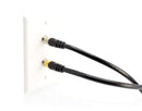 Quality RF Coaxial Cable 25 FT | BLACK | Premium RG6 F-Type Coax – 75 Ohm