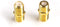 Gold Cable Extension Coupler - 4 Pack - Connects Two Coaxial Video Cables, for Coax F81 (female to female) - High Quality 3GHz Satellite, Cable TV, and Cable Internet Rated