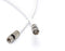 100' Feet, White RG6 Coaxial Cable (Coax Cable) with Weather Proof Connectors, F81 / RF, Digital Coax - AV, Cable TV, Antenna, and Satellite, CL2 Rated, 100 Foot