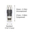 Coaxial Cable Compression Fitting - 25 Pack - Connector - for RG59 Coax Cable - with Weather Seal O Ring and Water Tight Grip