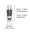RG59 Coaxial Cable Connectors | Coax Compression Fittings w Water Tight – 4 ea