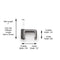 THE CIMPLE CO - Dual, Twin, or Siamese Coaxial Cable Clips, Cat6, Electrical Wire Cable Clip, 1/2 in Nail Clip and Fastener, Black (100 pieces per bag)