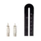 RF (F81) and RCA Coaxial Adapter - RCA Male to Female F81 (F-Pin) Connector, Adapter, Coupler, and Converter - For RG11, RG6, RG59, RG58, SDI, HD SDI, CCTV - 100 Pack