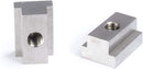 Bed Rail T Slot Nuts works with Toyota Tacoma and Tundra | Stainless Steel 304 Silver, 10 Pack | Tapped with 3/8"-16 Thread