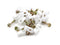 THE CIMPLE CO - Single Coaxial Cable Clips, Cat6, Electrical Wire Cable Clip, 1/4 in (6 mm) Screw Clip and Fastener, White (100 pieces per bag)