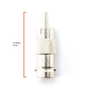 RCA and BNC Coaxial Adapter - BNC Female to RCA Male Connector, Adapter, Coupler, and Converter - For RG11, RG6, RG59, RG58, SDI, HD SDI, CCTV - 4 Pack