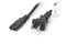 Two Pack of Power Cords - Includes Polarized and Figure 8 - 2 Prong 15ft