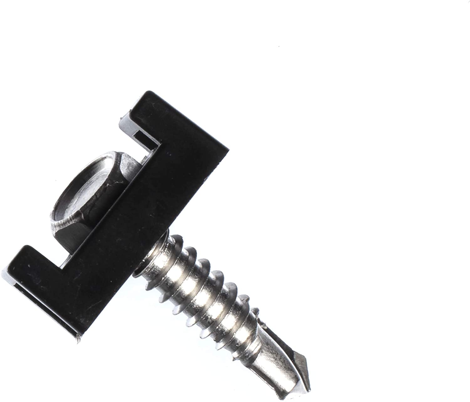 Cable Tie Base Saddle Mount Wire Holder Organizer - Zip Tie Mounting Block - Wire Bundle Tie Mount for Zip Ties Black - 50 Pack