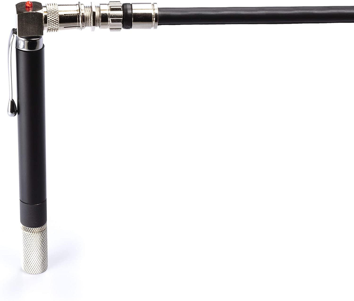 Coaxial (Coax) Pocket Continuity Tester (Tracer) with Voltage Toner (Sound) and Barrel Connector Bundle, For testing, labeling, and identifying coaxial lines - Long - POCKET TONER