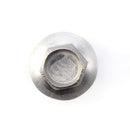 #12 Size, 1" Length (25mm) - Self Tapping Screw - Self Drilling Screw - 410 Stainless Steel Screws = Exceptional Wear and Very Corrosion Resistant) - Hex Washer Head - 100pcs