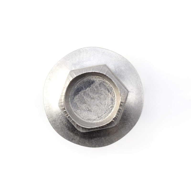 #12 Size, 1" Length (25mm) - Self Tapping Screw - Self Drilling Screw - 410 Stainless Steel Screws = Exceptional Wear and Very Corrosion Resistant) - Hex Washer Head - 100pcs