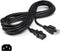 AC Power Cord (3 Prong) - 15 Feet (4.5 Meter), Black - Premium Quality Copper Wire Core - Computer, Medical, Server & Desktop - NEMA 5-15 to C13 / IEC 320 - UL Listed Power Cable