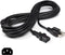 AC Power Cord (3 Prong) - 25 Feet (7.5 Meter), Black - Premium Quality Copper Wire Core - Computer, Medical, Server & Desktop - NEMA 5-15 to C13 / IEC 320 - UL Listed Power Cable