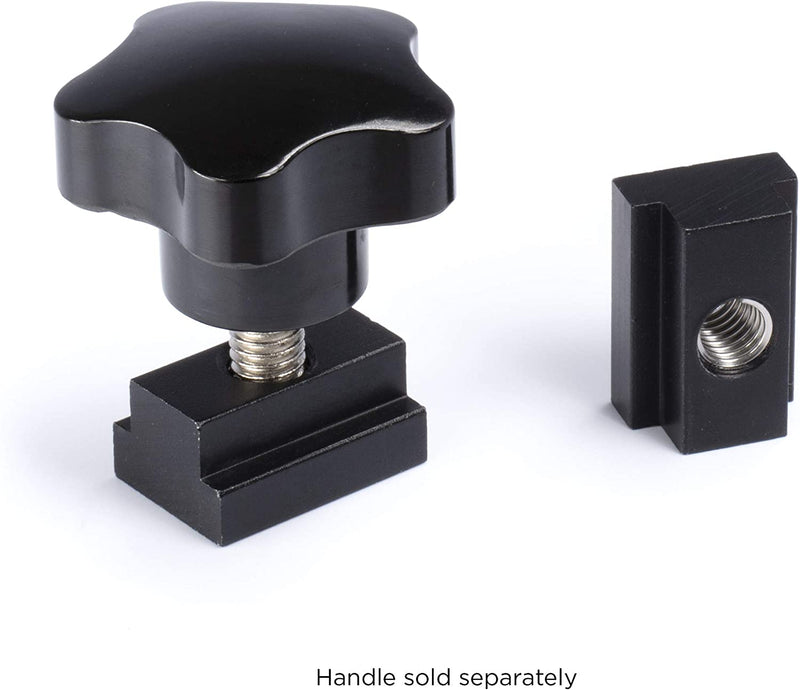 Bed Rail T Slot Nuts works with Toyota Tacoma and Tundra | Aluminum Black, 10 Pack | Tapped with 3/8"-16 Thread