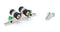 3 GHz High Frequency Ground Block - Dual Port - Weather Seal Boots for Coaxial Cable, Coax F Type approved for  Antenna, Satellite Dish, Cable TV - Two Port Grounding - 4 Pack