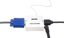 VGA to HDMI Converter Adapter - Convert VGA to HDMI with Audio Video Converter Adapter Box with HDMI Cable for HDTV/ PC/ Laptop - (White)