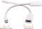 Mini DisplayPort to HDMI Adapter - MiniDP to HDMI - Thunderbolt / MiniDP to HDMI Cable Adapter - White - 10 Pack