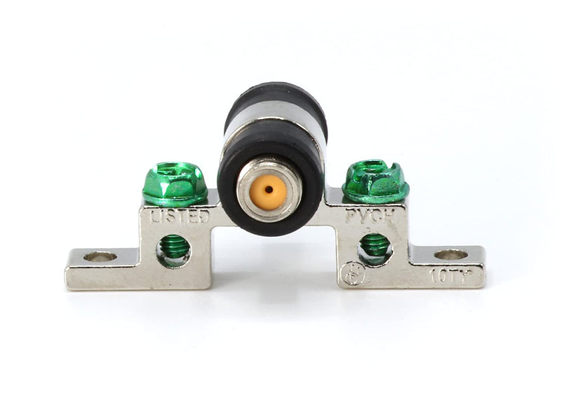 3 GHz High Frequency Ground Block - Single Port - Weather Seal Boots for Coaxial Cable, Coax F Type approved for  Antenna, Satellite Dish, Cable TV - One Port Grounding - 4 Pack
