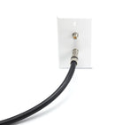 30 Feet - RG-11 Coaxial Cable F Type Cable High Definition with RG11 Coax Compression Connectors - (Black)