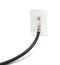 35 Feet - RG-11 Coaxial Cable F Type Cable High Definition with RG11 Coax Compression Connectors - (Black)