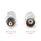 RCA and BNC Coaxial Adapter - BNC Female to RCA Male Connector, Adapter, Coupler, and Converter - For RG11, RG6, RG59, RG58, SDI, HD SDI, CCTV - 100 Pack