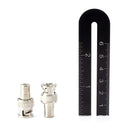 RCA and BNC Coaxial Adapter - BNC Male to RCA Female Connector, Adapter, Coupler, and Converter - For RG11, RG6, RG59, RG58, SDI, HD SDI, CCTV - 25 Pack