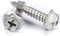 #14 Size, 1" Length (25mm) - Self Tapping Screw -- Self Drilling Screw - 410 Stainless Steel Screws = Exceptional Wear and Very Corrosion Resistant) - Hex and Phillips Head - 100pcs
