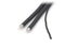 100ft Dual with Ground RG6 Coaxial Twin Coax Cable (Siamese Cable) with 18AWG Copper Ground Wire, Satellite, Antenna & CATV Quality Compression Connectors, Black