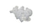 Dual Feed Thru Bushing - (White) RG6 Feed Through Bushing (Grommet) Replaces Wallplates (Wall Plates) For Coax Coaxial Cable, Network Cable, CCTV - Indoor/ Outdoor Rated - 10 Pack