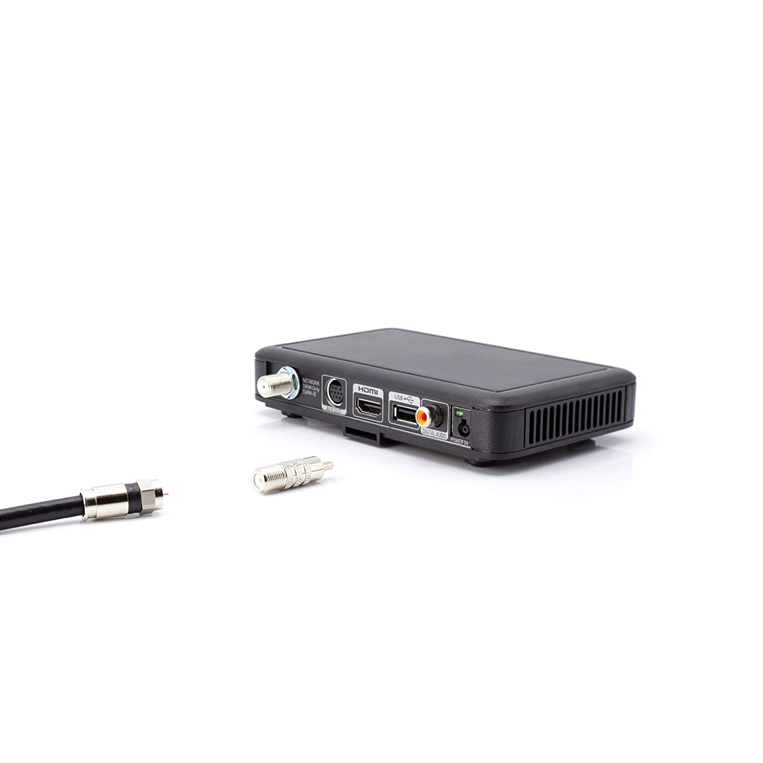 RF (F81) and RCA Coaxial Adapter - RCA Male to Female F81 (F-Pin) Connector, Adapter, Coupler, and Converter - For RG11, RG6, RG59, RG58, SDI, HD SDI, CCTV - 25 Pack