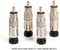 RCA Compression Connectors - 10 Pack - RG-6 Coaxial Cable - Universal Male Connectors for RCA, Subwoofer, Composite, Component and Similar Cables