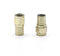 Coaxial Crimp Connector for RG6 Coaxial Cable. Includes O-Ring and Gel for Weather Proofing Seal, Indoor and Outdoor use. Also known as a Radial Compression Connector. Pack of 10