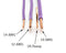 25 Feet (7.5 Meter) - Insulated Solid Copper THHN / THWN Wire - 12 AWG, Wire is Made in the USA, Residential, Commerical, Industrial, Grounding, Electrical rated for 600 Volts - In Purple