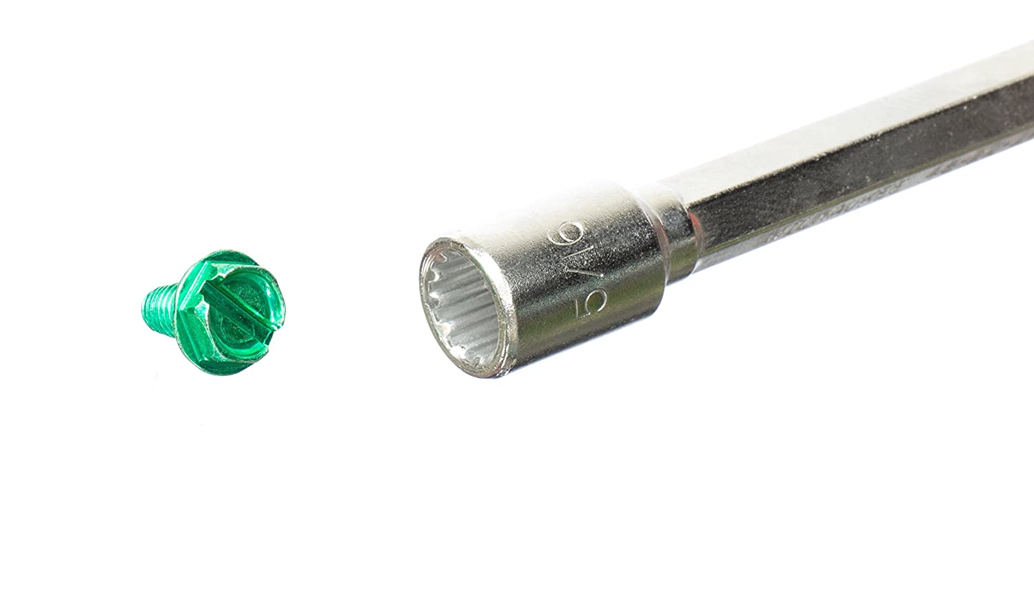 Self Tapping Green Ground Screws - Hex Head and Flat Head Screw - Bonding and Grounding Tools Edition - UL Listed - Antenna, Satellite Dish, Cable TV - 100 Pack
