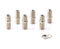Cable Extension Coupler, with Washer and Nut - 50 Pack - Works with Wall plates - Connects Two Coaxial Video Cables, for Coax F81 (female to female) High Quality 3GHz Satellite, CATV