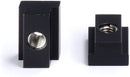 Bed Rail T Slot Nuts works with Toyota Tacoma and Tundra | Aluminum Black, 10 Pack | Tapped with 3/8"-16 Thread