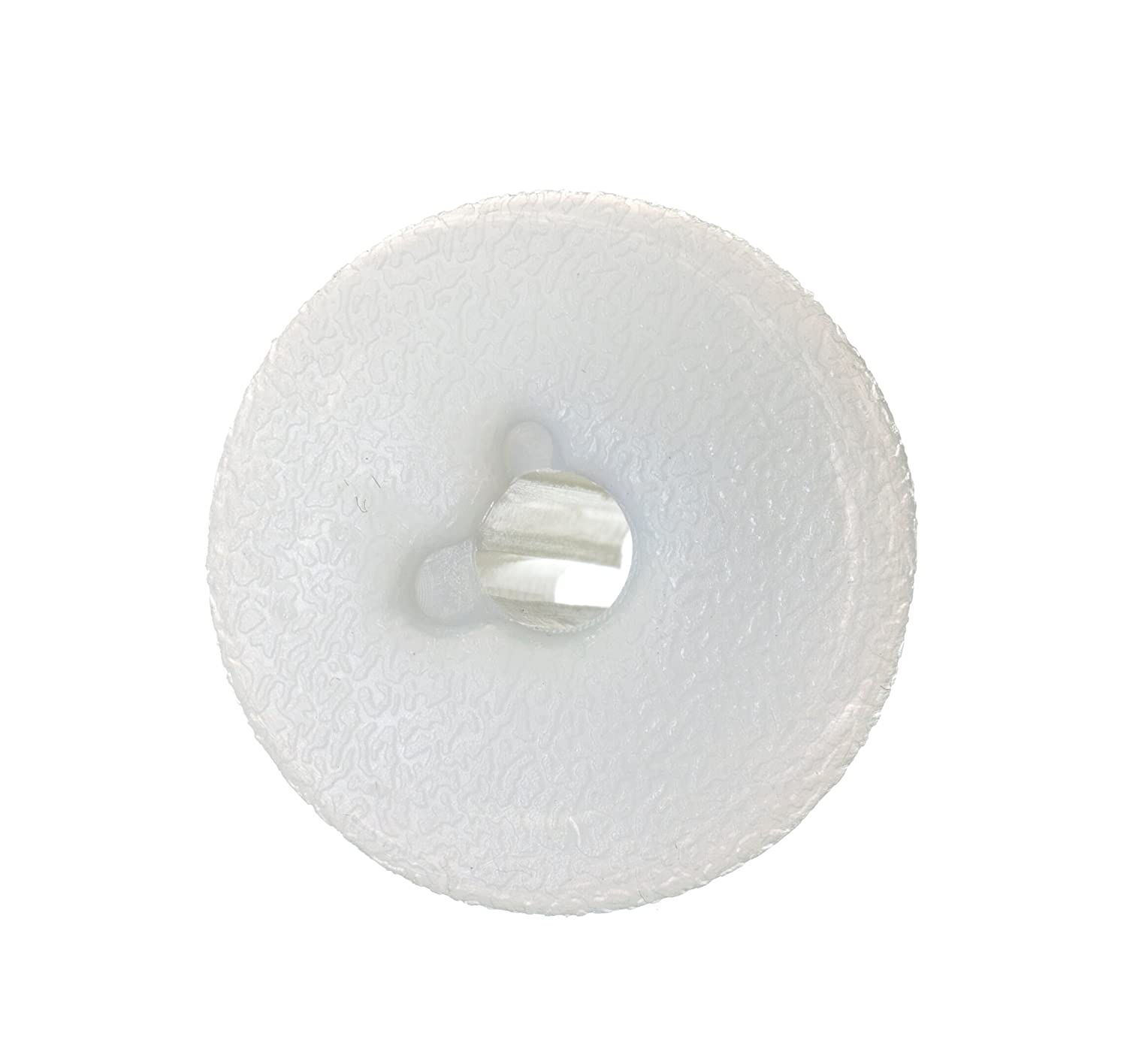 Single Feed Thru Bushing - (White) RG6 Feed Through Bushing (Grommet) Replaces Wallplates (Wall Plates) For Coax Coaxial Cable, Network Cable, CCTV - Indoor/ Outdoor Rated - 100 Pack