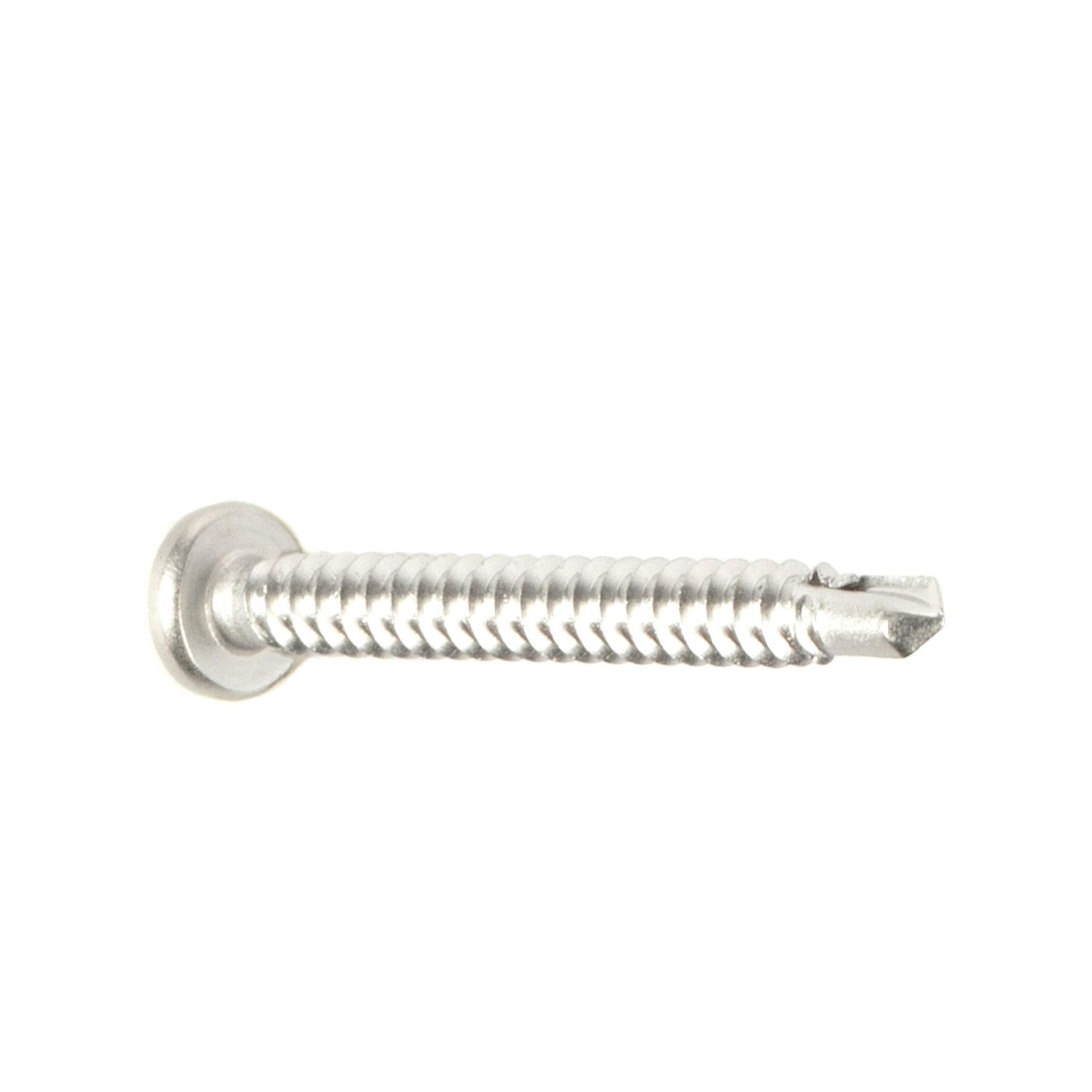 #8 Size, 1 1/2" Length (38mm) - Self Tapping Screw - Self Drilling Screw - 410 Stainless Steel Screws = Exceptional Wear and Very Corrosion Resistant) - Phillips Pan Head - 100pcs