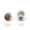 RF and RCA Coaxial Adapter - 100 Pack - RCA Female to Male F81 (F-Pin) Connector, Adapter, Coupler, and Converter - For RG11, RG6, RG59, RG58, SDI, HD SDI, CCTV