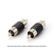 RCA Adapter, Male to Male Coupler, Extender, Barrel - Audio Video RCA Connectors, for Audio, Video, S/PDIF, Subwoofer, Phono, Composite, Component, and More - 4 Pack
