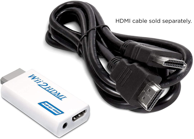 Nintendo Wii to HDMI Converter Adapter Audio Video Cable rca Lead - *NEW  MODEL*