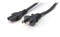 Two Pack of Power Cords - Includes Polarized and Figure 8 - 2 Prong 15ft