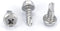 #8 Size, 1/2" Length (13mm) - Self Tapping Screw -- Self Drilling Screw - 410 Stainless Steel Screws = Exceptional Wear and Very Corrosion Resistant) - Hex and Phillips Head - 100pcs